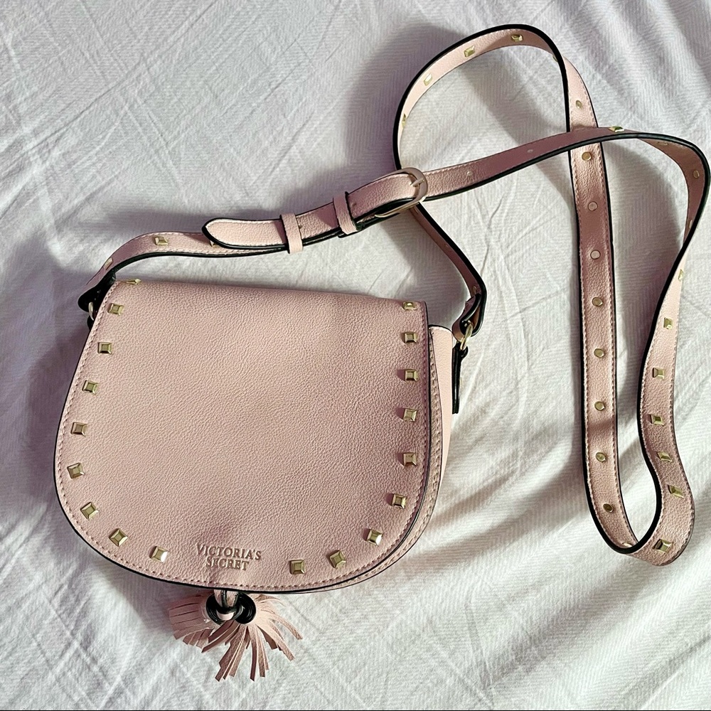 Victoria’s Secret Pink studded crossbody bag